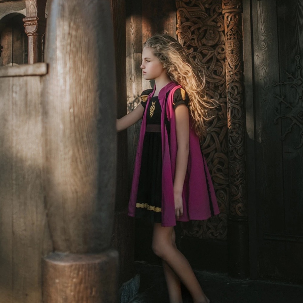 Only Little Once Princess Anna Dress and Cape 3T